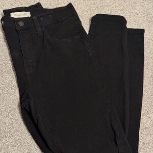 Madewell Black Skinny Roadtripper Jeans Classic Style